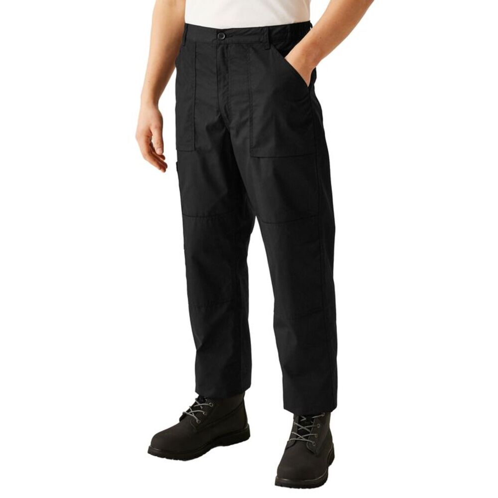 Regatta Mens New Lined Action Trouser (Short) / Pants / Black